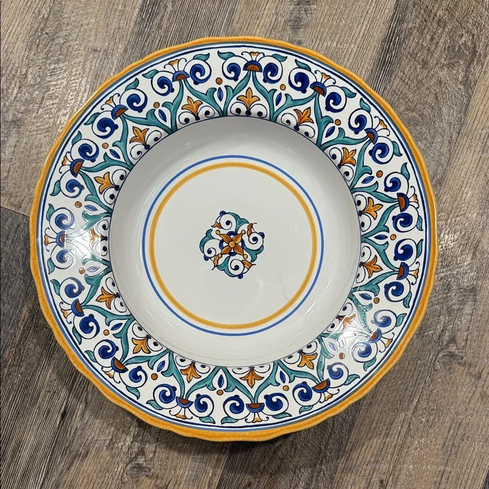 Williams Sonoma Savona 14 in Ceramic Pasta/Salad Bowl EUC